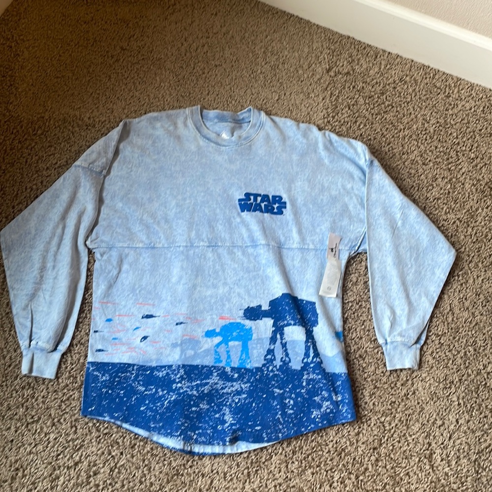 Disney Star Wars Spirit Jersey Ice Planet Hoth size XS
